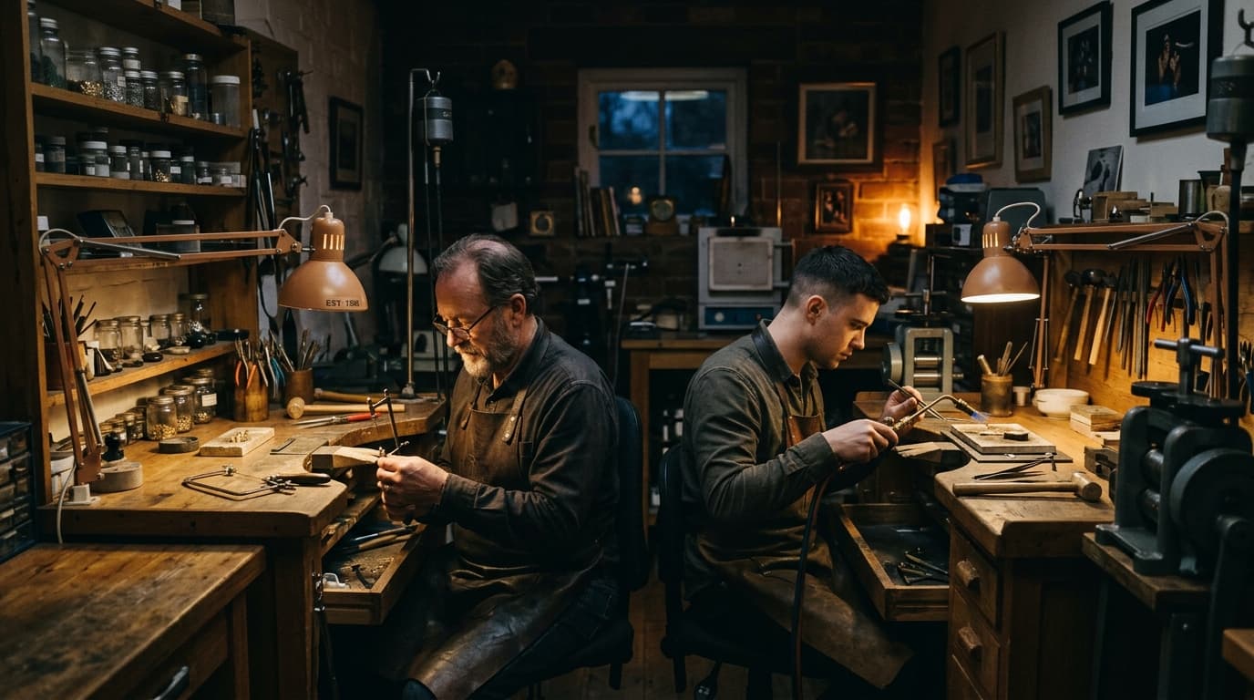 The M. Kaur Jewellers family and artisan team